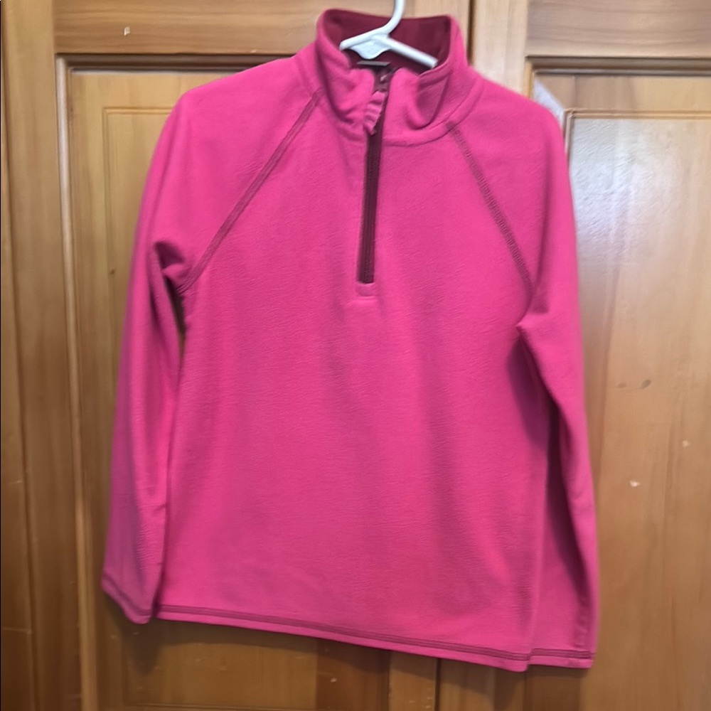 Champion Pink Quarter-Zip Fleece Pullover